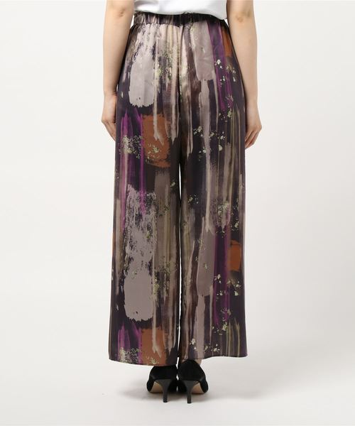 Eimee Law（エイミーロウ）の「Eimee Law ペイント柄リラックスパンツ（その他パンツ・レディース・グレー/ブラウン・M）」の4枚目の写真