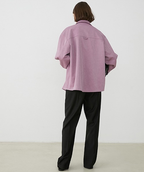 Fano Studios（ファノ ストゥディオズ）の「【Fano Studios】ストレートシルエット 裾スリットタック入りスラックス FQ20K021（スラックス・レディース・ブラック・S/M/L）」の10枚目の写真