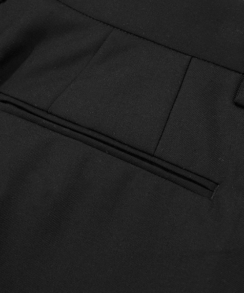 Fano Studios（ファノ ストゥディオズ）の「【Fano Studios】ストレートシルエット 裾スリットタック入りスラックス FQ20K021（スラックス・レディース・ブラック・S/M/L）」の20枚目の写真