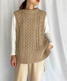 ケーブルバルキーベスト