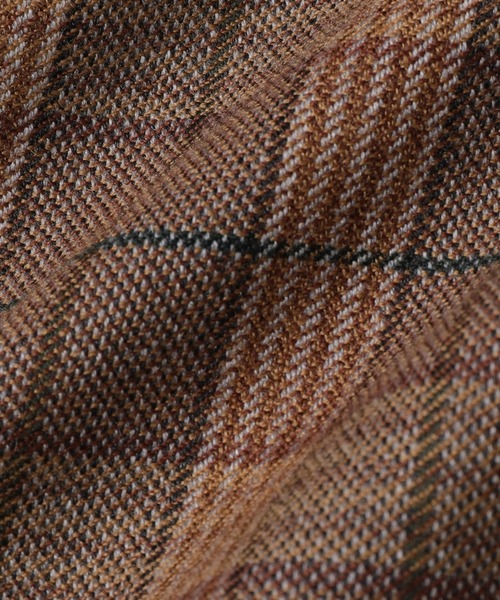 ADAM ET ROPE'(アダムエロペ)の「ダブルフェイスシャツBL(ブルゾン・メンズ・チャコールグレー/イエロー系その他3・M/L)」の7枚目の写真