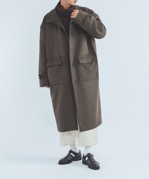 epnok | ウールブレンドステンカラーコート(ステンカラーコート)