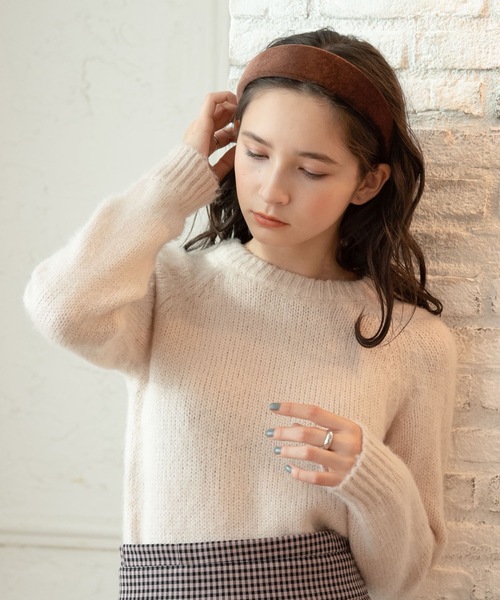 flowriri（フロウリリ）の「flowriri ベロアカチューシャ（カチューシャ・レディース・ブラック/ブラウン・FREE）」の11枚目の写真