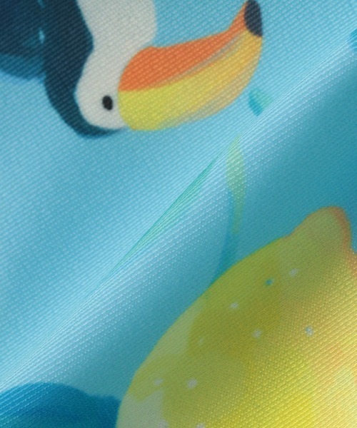 Love&Peace&Money（ラブアンドピースアンドマネー）の「オオハシレモン柄セパレート水着 【SWIM】（水着・キッズ・ライトブルー・120-130cm/100-110cm/80-90cm）」の6枚目の写真