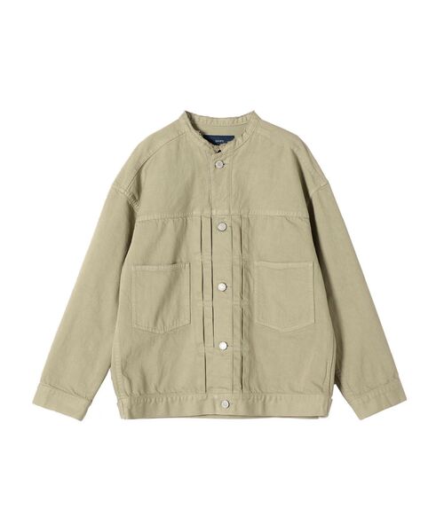 SHIPS（シップス）の「ガーメントダイGジャケット◇（ノーカラー