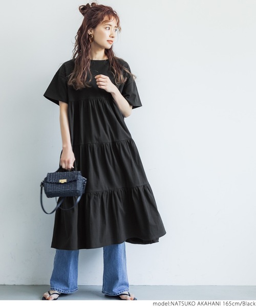 完売商品　コカ　贅沢ティアードワンピース　レディース 楽天市場】セール☆2690円→1990円 ワンピース レディース