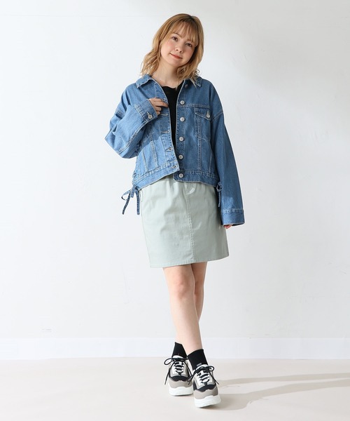処分品♡新品♡レースリボンデニムジャケット ブルー レーストリム デニムジャケット - ブルー | ZARA Japan / 日本