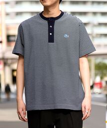 【WEB限定/SHIPS別注】LACOSTE: ヘンリーネック Tシャツ