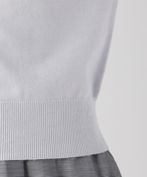 LODISPOTTO(ロディスポット)の「ジュエルリュバンカーディガン(カーディガン/ボレロ・レディース・ベビーピンク/ライトブルー/ネイビー/ホワイト・MEDIUM)」の6枚目の写真