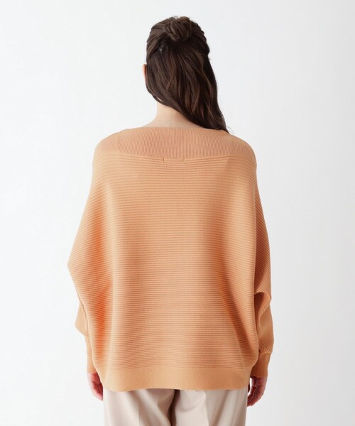 SHOO・LA・RUE（シューラルー）の「◆【もちもちタッチ】ワイドリブドルマンニット（ニット/セーター・レディース・ライトグリーン/アイボリー/グレー系その他/ベビーピンク/ライトベージュ/ライトオレンジ系・00）」の8枚目の写真