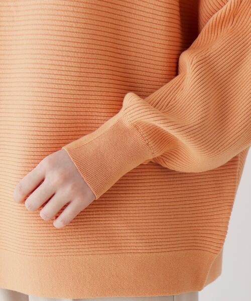 SHOO・LA・RUE（シューラルー）の「◆【もちもちタッチ】ワイドリブドルマンニット（ニット/セーター・レディース・ライトグリーン/アイボリー/グレー系その他/ベビーピンク/ライトベージュ/ライトオレンジ系・00）」の10枚目の写真