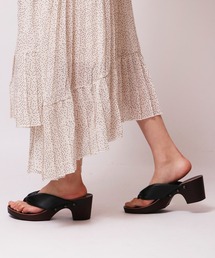 JANE SMITH(ジェーンスミス)】SQUARE TOE SANDALS（サンダル