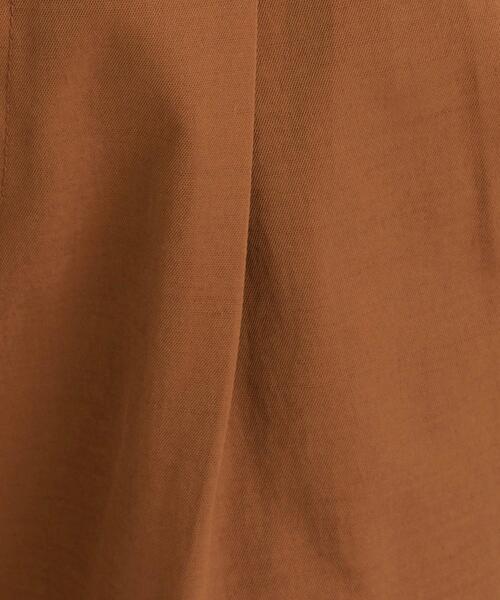 green label relaxing（グリーンレーベルリラクシング）の「CFC ベルト付き ハイウエスト テーパード パンツ（その他パンツ・レディース・ホワイト/ブラウン/レッド・40/38/36）」の10枚目の写真