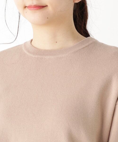 pink adobe（ピンクアドベ）の「◆【M-3L/オーガニックコットン】ニット（ニット/セーター・レディース・レモンイエロー/ベビーピンク/ライトブルー/ベージュ/アイボリー系2・44/40/38/42）」の10枚目の写真