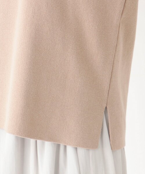 pink adobe（ピンクアドベ）の「◆【M-3L/オーガニックコットン】ニット（ニット/セーター・レディース・レモンイエロー/ベビーピンク/ライトブルー/ベージュ/アイボリー系2・44/40/38/42）」の8枚目の写真