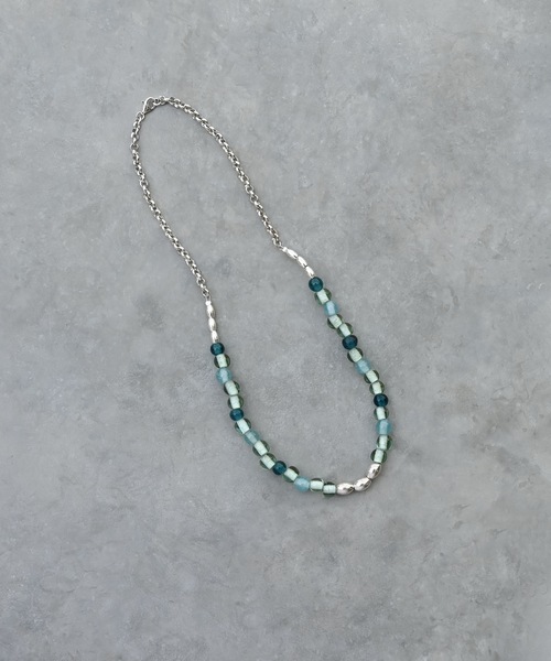 Editors Draw(エディターズドロー)の「グラスビーズ×シルバー925 ネックレス(ネックレス・レディース・A/B/C・ONE SIZE)」の5枚目の写真