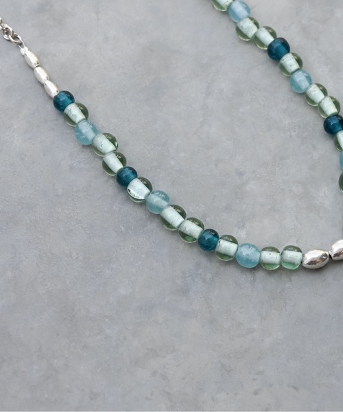 Editors Draw(エディターズドロー)の「グラスビーズ×シルバー925 ネックレス(ネックレス・レディース・A/B/C・ONE SIZE)」の9枚目の写真