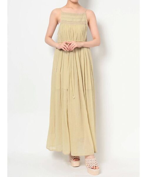 MERCURYDUO(マーキュリーデュオ)の「アメスリボイルワンピース(ワンピース・レディース・ベージュ/イエロー/ブラック・FREE)」の12枚目の写真