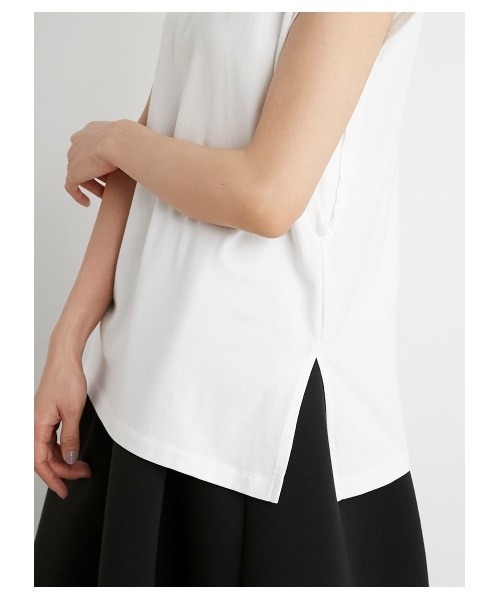 SNIDEL（スナイデル）の「ノースリカットプルオーバー（Tシャツ