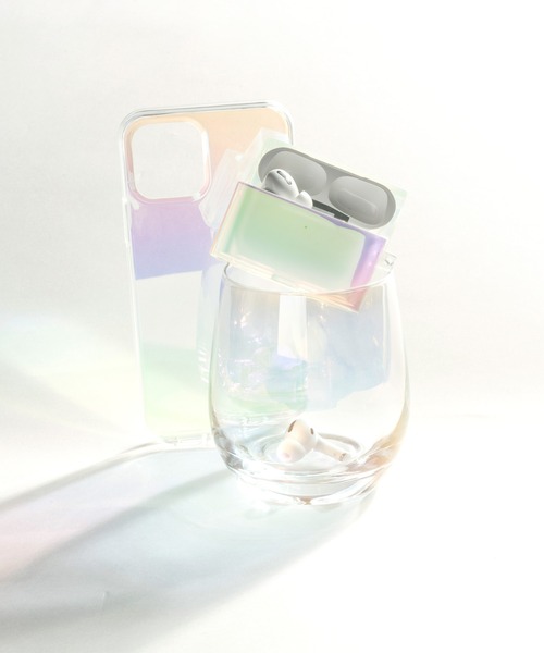 Hamee(ハミィ)の「iPhone12 iphone12Pro iPhone12mini EYLE 多面体カットケース Carat (オーロラ) スマホケース iphoneケース(スマホケース/カバー・レディース・クリア/ブルー/ピンク・C/D)」の9枚目の写真