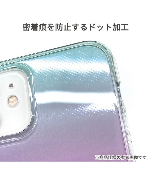 Hamee(ハミィ)の「iPhone12 iphone12Pro iPhone12mini EYLE 多面体カットケース Carat (オーロラ) スマホケース iphoneケース(スマホケース/カバー・レディース・クリア/ブルー/ピンク・C/D)」の15枚目の写真