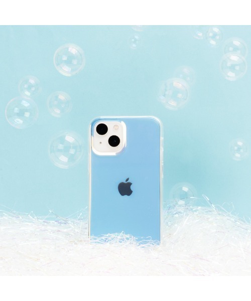 Hamee(ハミィ)の「iPhone12 iphone12Pro iPhone12mini EYLE 多面体カットケース Carat (オーロラ) スマホケース iphoneケース(スマホケース/カバー・レディース・クリア/ブルー/ピンク・C/D)」の18枚目の写真