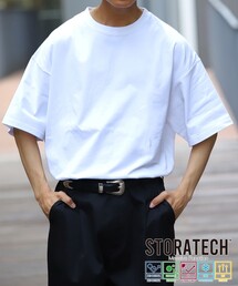 FREAK'S STORE | WEB限定 STORATECH/ストラテック 超高機能素材 タックインTシャツ/USAコットン/抗菌/防臭/制菌/UVカット/接触冷感/吸水速乾/サスティナブル(Tシャツ/カットソー)
