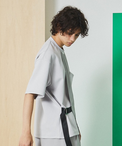 UNITED TOKYO（ユナイテッドトウキョウ）の「ベルテッドプルオーバー（Tシャツ/カットソー・メンズ・ブラック/グレー/オフホワイト/アイボリー・FREE）」の10枚目の写真