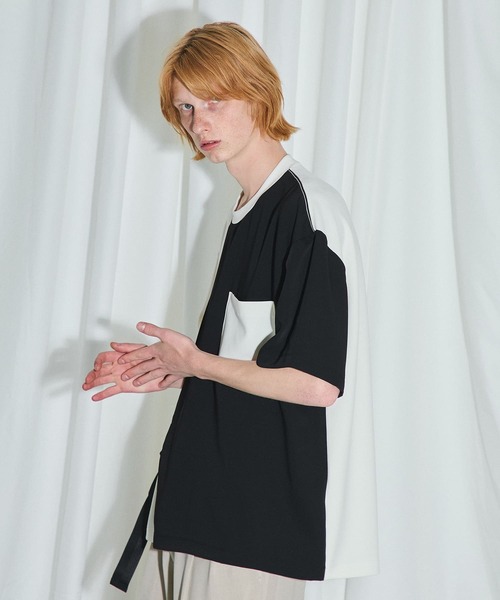 UNITED TOKYO（ユナイテッドトウキョウ）の「ベルテッドプルオーバー（Tシャツ/カットソー・メンズ・ブラック/グレー/オフホワイト/アイボリー・FREE）」の16枚目の写真