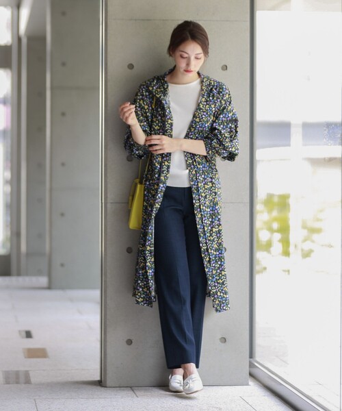 MACKINTOSH PHILOSOPHY（ﾏｯｷﾝﾄｯｼｭ ﾌｨﾛｿﾌｨｰ）の「Snowblue Garden レインモッズコート（モッズコート・レディース・ダークネイビー・38）」の3枚目の写真