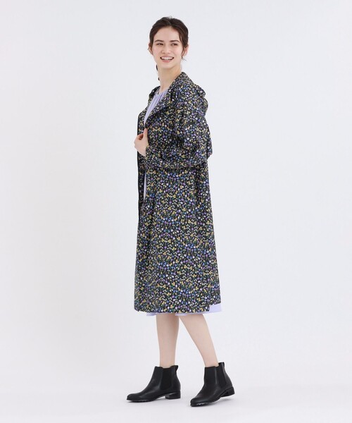 MACKINTOSH PHILOSOPHY（ﾏｯｷﾝﾄｯｼｭ ﾌｨﾛｿﾌｨｰ）の「Snowblue Garden レインモッズコート（モッズコート・レディース・ダークネイビー・38）」の5枚目の写真