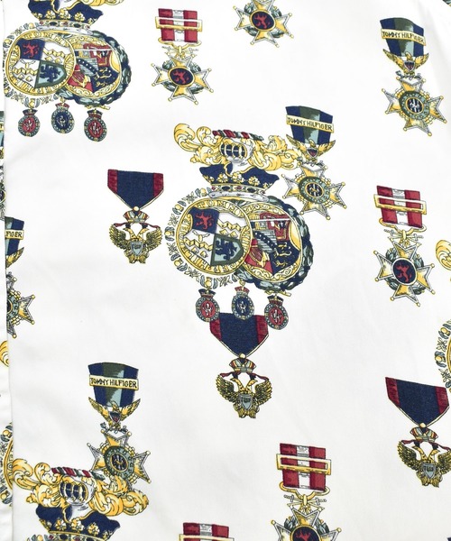 TOMMY HILFIGER(トミーヒルフィガー)の「【ヴィンテージ古着】90's TOMMY HILFIGER/トミーヒルフィガー 総柄シャツ(シャツ/ブラウス・メンズ・その他・LARGE)」の5枚目の写真