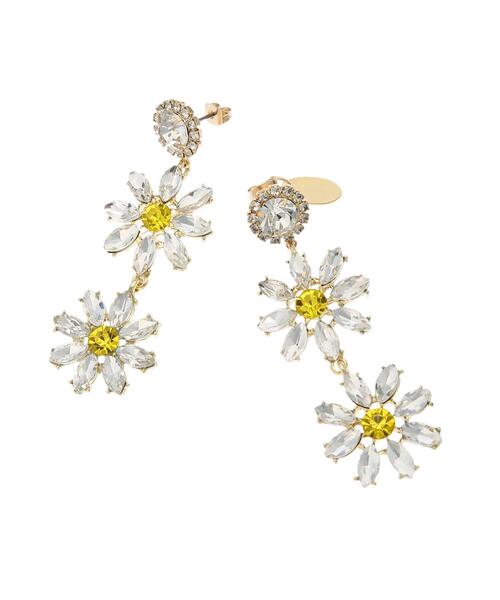 Honey Salon（ハニーサロン）の「ビジューデイジーピアス（ピアス（両耳用）・レディース・クリア・FREE）」の21枚目の写真