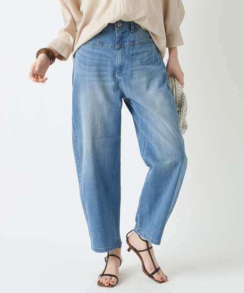 RIVE DROITE（リヴドロワ）の「カーブシルエットデニムパンツ（デニムパンツ・レディース・ブルー・36/38）」の11枚目の写真