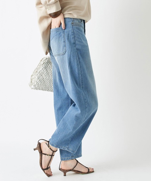 RIVE DROITE（リヴドロワ）の「カーブシルエットデニムパンツ（デニムパンツ・レディース・ブルー・36/38）」の14枚目の写真