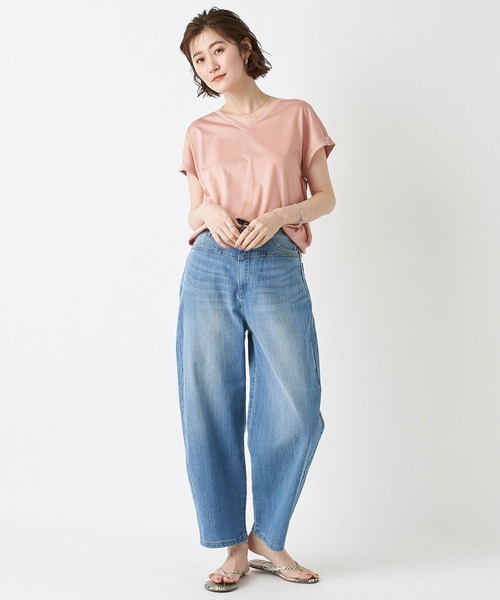 RIVE DROITE（リヴドロワ）の「カーブシルエットデニムパンツ（デニムパンツ・レディース・ブルー・36/38）」の22枚目の写真