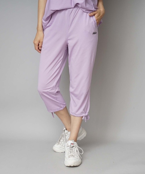 FILA(フィラ)の「【FILA:フィラ】レディースルーズパンツ(その他パンツ・レディース・ブラック/パープル/ネイビー/杢グレー・SMALL/MEDIUM/LARGE/X-LARGE)」の4枚目の写真