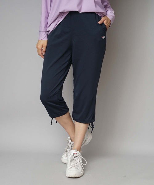 FILA(フィラ)の「【FILA:フィラ】レディースルーズパンツ(その他パンツ・レディース・ブラック/パープル/ネイビー/杢グレー・SMALL/MEDIUM/LARGE/X-LARGE)」の1枚目の写真