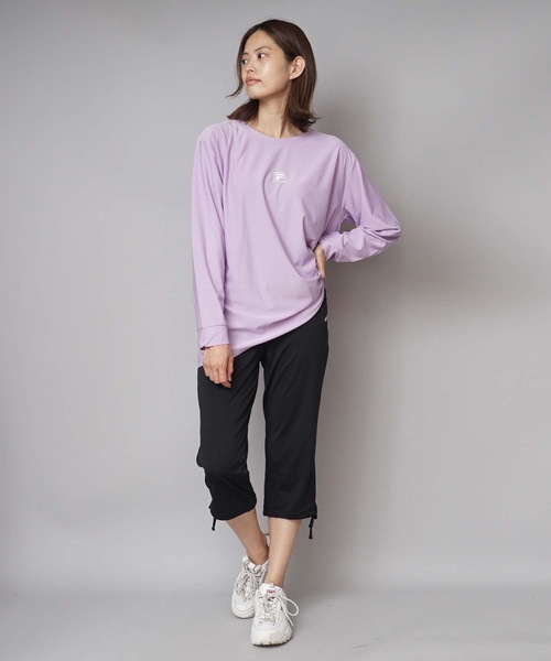FILA(フィラ)の「【FILA:フィラ】レディースルーズパンツ(その他パンツ・レディース・ブラック/パープル/ネイビー/杢グレー・SMALL/MEDIUM/LARGE/X-LARGE)」の13枚目の写真