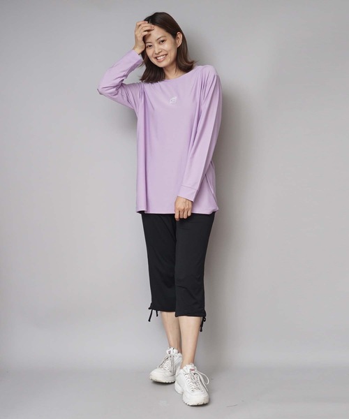 FILA(フィラ)の「【FILA:フィラ】レディースルーズパンツ(その他パンツ・レディース・ブラック/パープル/ネイビー/杢グレー・SMALL/MEDIUM/LARGE/X-LARGE)」の12枚目の写真