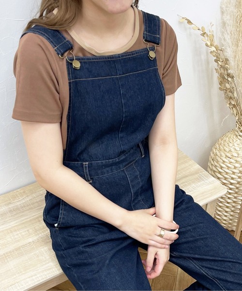 apres jour clair（アプレジュールクレア）の「【apres jour clair】リンガーTシャツ【ZOZOTOWN限定アイテム】（Tシャツ/カットソー・レディース・ブラウン系その他/ベージュ/アイボリー・X-LARGE/フリー）」の15枚目の写真