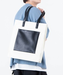 WEGO | WEGO/多機能PUコンビキャンバストートバッグ(トートバッグ)