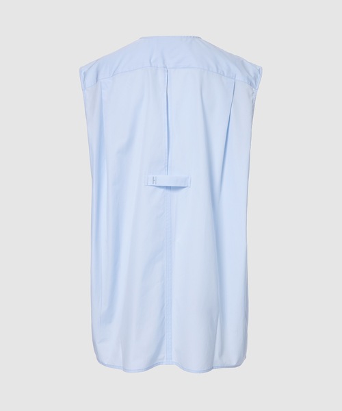HED MAYNER(ヘドメイナー)の「SLEEVELESS BUTTON SHIRT(シャツ/ブラウス・メンズ・ブルー系その他・MEDIUM)」の2枚目の写真