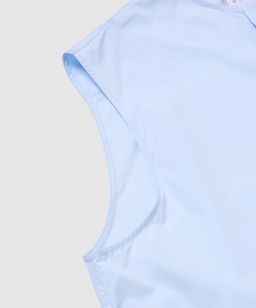 HED MAYNER(ヘドメイナー)の「SLEEVELESS BUTTON SHIRT(シャツ/ブラウス・メンズ・ブルー系その他・MEDIUM)」の3枚目の写真