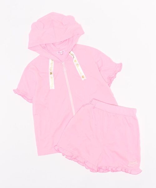 PINKHUNT（ピンクハント）の「PINKHUNT ピンクハント くまさん ルームウェア セットアップ 5724K キッズ ジュニア 女の子 PH（ルームウェア/パジャマ・キッズ・パープル/ベビーピンク・S/L/M）」の5枚目の写真