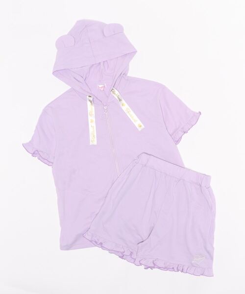PINKHUNT（ピンクハント）の「PINKHUNT ピンクハント くまさん ルームウェア セットアップ 5724K キッズ ジュニア 女の子 PH（ルームウェア/パジャマ・キッズ・パープル/ベビーピンク・S/L/M）」の8枚目の写真