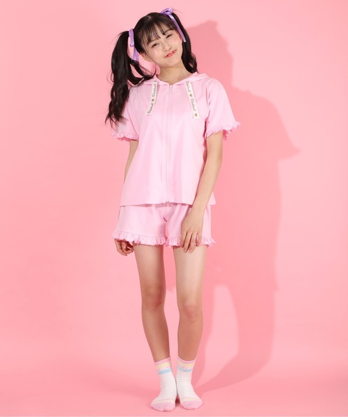 PINKHUNT（ピンクハント）の「PINKHUNT ピンクハント くまさん ルームウェア セットアップ 5724K キッズ ジュニア 女の子 PH（ルームウェア/パジャマ・キッズ・パープル/ベビーピンク・S/L/M）」の6枚目の写真
