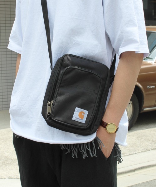 Carhartt（カーハート）の「【Carhartt】カーハート LEGACY CROSS BODY GEAR ORGANIZER ミニBOXショルダー ボディーバッグ 89220700（ボディバッグ/ウエストポーチ・メンズ・カモフラージュ/ブラウン/ブラック/ネイビー・FREE）」の2枚目の写真