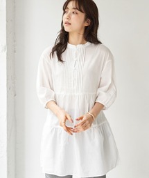 earth music&ecology | ティアードピンタックチュニック ＊(シャツ/ブラウス)