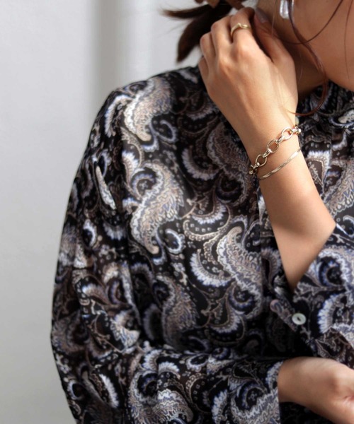 antiqua（アンティカ）の「2連チェーンブレスレット（ブレスレット・レディース・シルバー/ゴールド・FREE）」の6枚目の写真